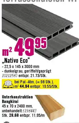 Hornbach Nativo Eco Angebot