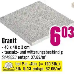 Hornbach Granit Angebot