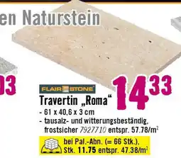 Hornbach Travertin Roma Angebot