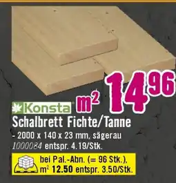 Hornbach Schalbrett Fichte/Tanne Angebot