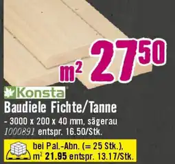 Hornbach Konsta Baudiele Fichte/Tanne Angebot
