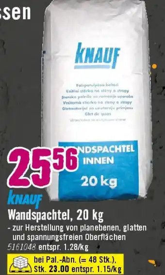 Hornbach Knauf wandspachtel Angebot