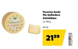 Eurogast Grissemann Pecorino Sardo Ma-Gullardoro Schnittkäse Angebot