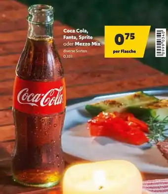 Eurogast Grissemann Coca Cola, Fanta, Sprite oder Mezzo Mix Angebot