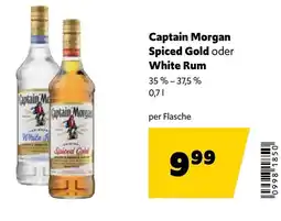Eurogast Grissemann Captain Morgan Spiced Gold oder White Rum Angebot