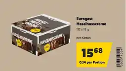 Eurogast Grissemann Eurogast Haselnusscreme Angebot