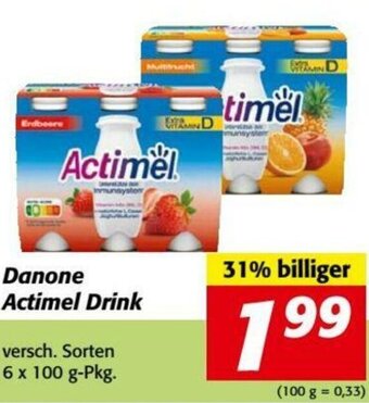 Nah&Frisch Danone Actimel Drink Angebot
