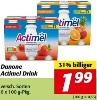 Nah&Frisch Danone Actimel Drink Angebot