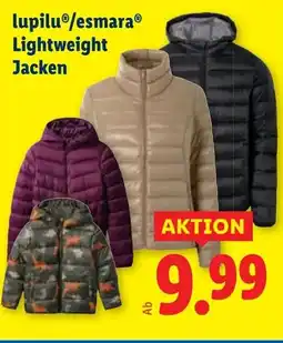 Lidl lupilu/esmara Lightweight Jacken Angebot