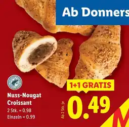 Lidl Nuss-Nougat Croissant Angebot