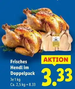 Lidl Frisches Hendl im Doppelpack Angebot