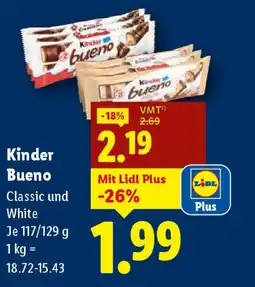 Lidl Kinder Bueno Angebot