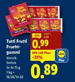 Lidl Red Band Tutti Frutti Angebot
