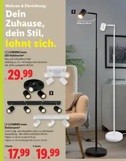 Lidl Livarno Home LED-Stehleuchte Angebot