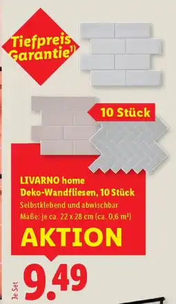 Lidl Livarno Home Deko-Wandfliesen Angebot
