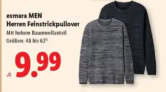 Lidl Esmara Men Herren Feinstrickpullover Angebot