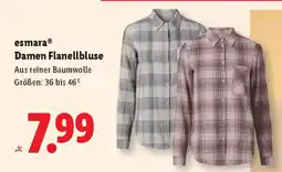Lidl Esmara damen flanellbluse Angebot