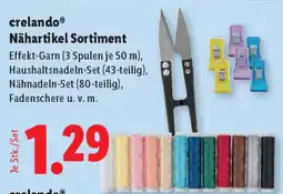 Lidl Crelando nähartikel-sortiment Angebot