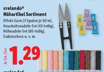 Lidl Crelando nähartikel-sortiment Angebot