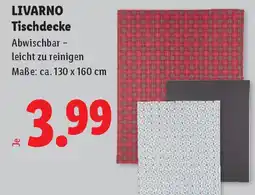 Lidl Livarno home tischdecke Angebot