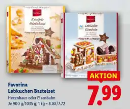 Lidl Favorina lebkuchen bastelset Angebot