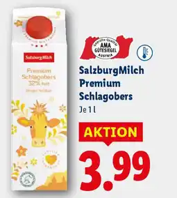 Lidl Salzburg milch premium schlagobers Angebot