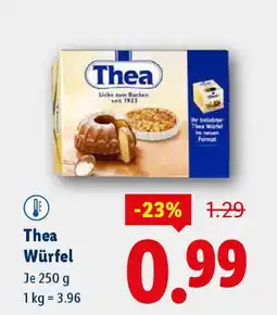 Lidl Thea würfel Angebot
