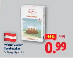 Lidl Wiener zucker staubzucker Angebot
