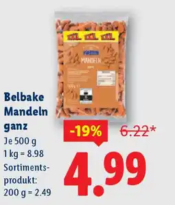 Lidl Belbake mandeln ganz Angebot