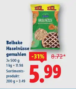 Lidl Belbake haselnüsse Angebot