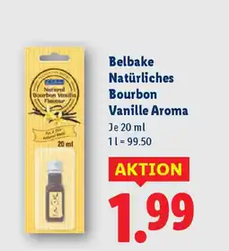 Lidl Belbake bourbon vanille aroma Angebot