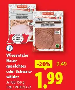Lidl Wiesentaler hausgeselchtes Angebot