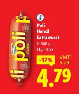 Lidl Poli hendl extrawurst Angebot