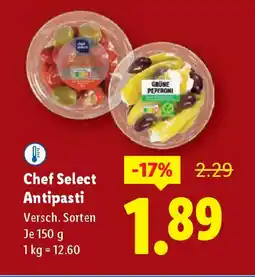 Lidl Chef select antipasti Angebot