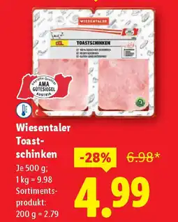 Lidl Wiesentaler toastschinken Angebot