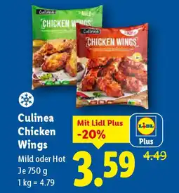 Lidl Culinea chicken wings Angebot