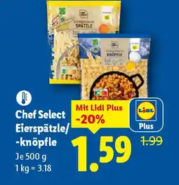 Lidl Chef select eierspätzle Angebot