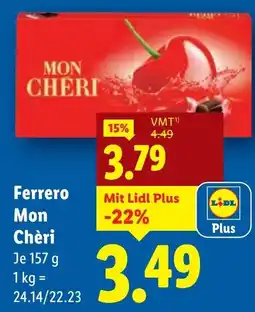 Lidl Ferrero Mon Chèri Angebot