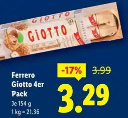 Lidl Ferrero Giotto 4er Pack Angebot