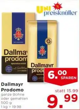Unimarkt Dallmayr Prodomo Angebot