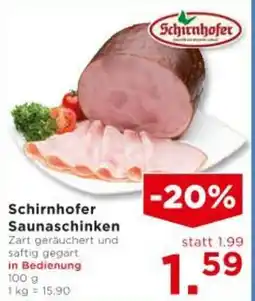 Unimarkt Schirnhofer Saunaschinken Angebot