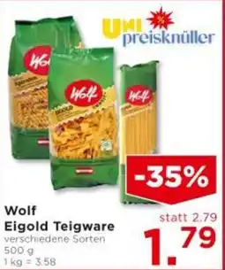 Unimarkt Wolf Eigold Teigware Angebot