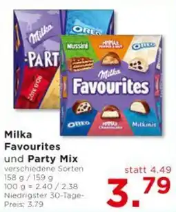 Unimarkt Milka Favourites und Party Mix Angebot