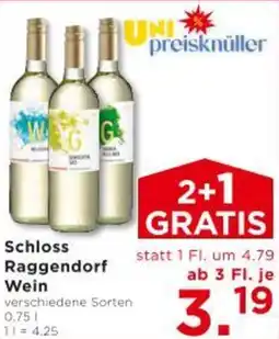 Unimarkt Schloss Raggendorf Wein Angebot