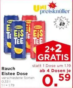 Unimarkt Rauch Eistee Dose Angebot