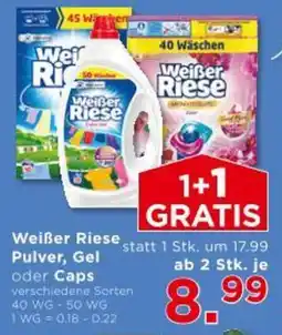 Unimarkt Weißer Riese Pulver, Gel oder Caps Angebot