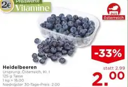 Unimarkt Heidelbeeren Angebot