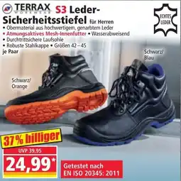 Norma Leder Sicherheitsstiefel Angebot