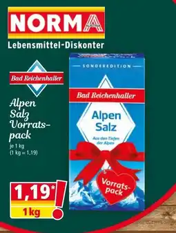 Norma Alpen Salz Vorrats Angebot