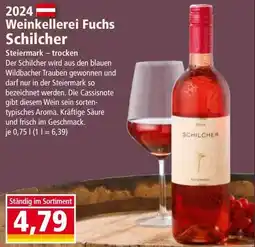 Norma Weinkellerei Fuchs Schilcher Angebot